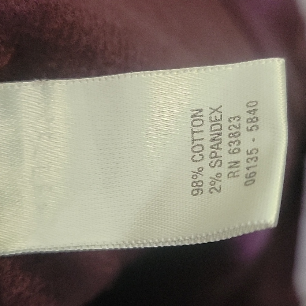 Cj Banks - Stretch Textured Corduroy Purple Jacket - Size X - Picture 7 of 10